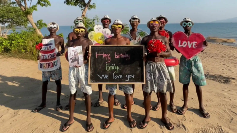 Personalized African Video Messages - Beach Vibe Dancers image 3
