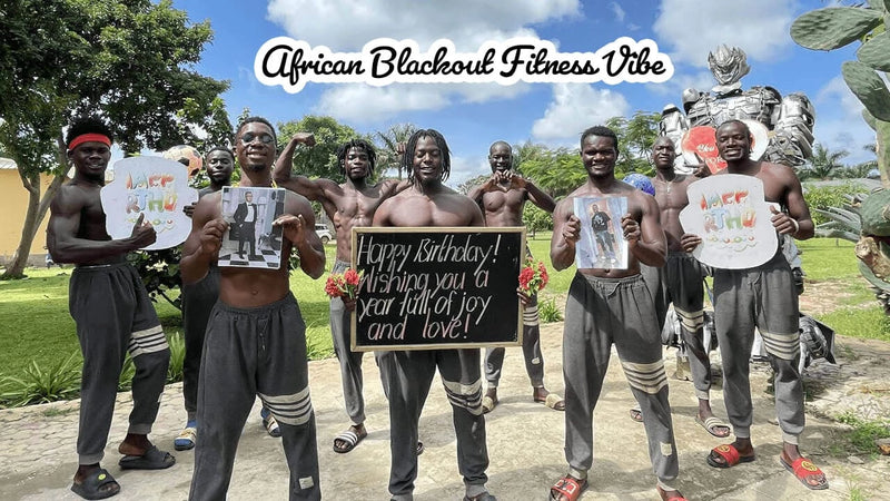 Custom African Birthday Video - African Blackout Fitness Vibe🔥 Personalized Greeting Team