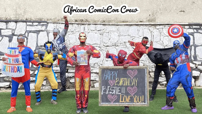 Personalized African Video Messages - Comic-Con Crew image 2