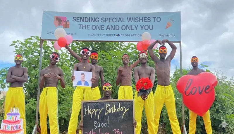 Personalized African Video Messages - Gold Strike Squad image 1