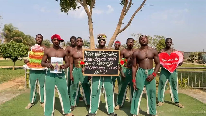 Personalized African Video Messages - African Heartfelt Crew Team for Custom Family Greetings