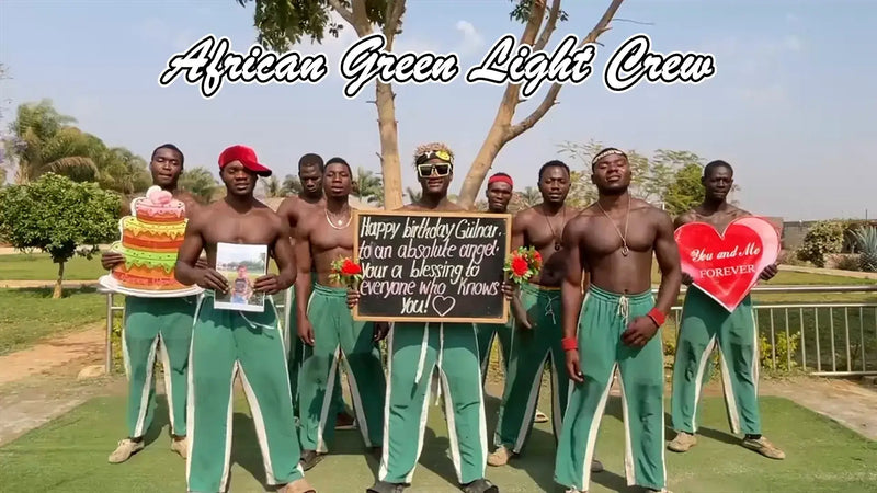 Personalized African Video Messages - Green Light Crew image 1