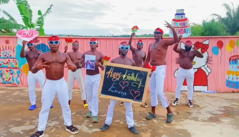 Custom African Birthday Video - African Heartfelt Crew Personalized Greeting Team