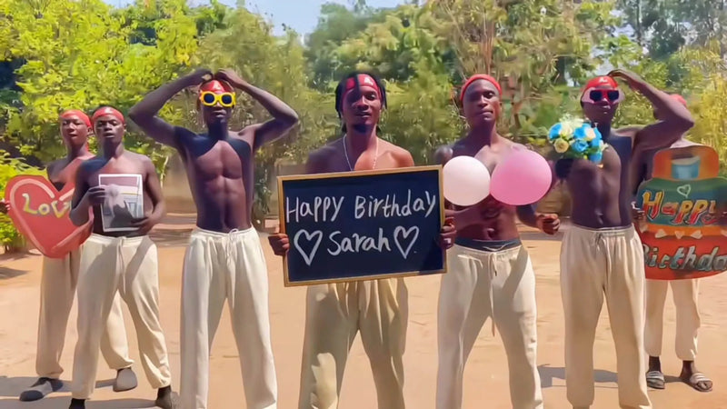 Personalized African Video Messages - African Tiger Spirit Squad🔥 Team for Custom Family Greetings