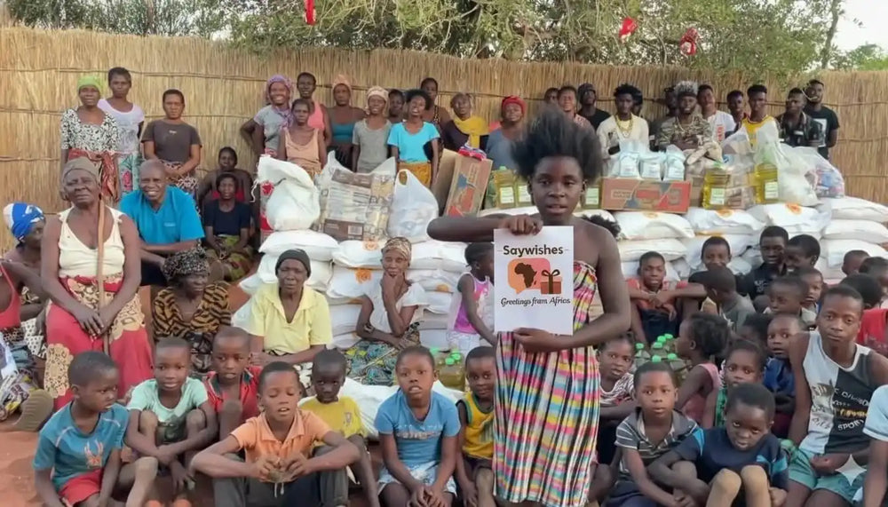 African children smiling